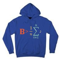 Be Greater Than Average Funny Math Teacher Nerd Gift Tall Hoodie