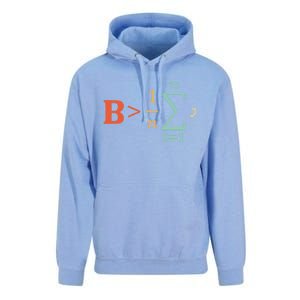 Be Greater Than Average Funny Math Teacher Nerd Gift Unisex Surf Hoodie