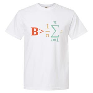 Be Greater Than Average Funny Math Teacher Nerd Gift Garment-Dyed Heavyweight T-Shirt