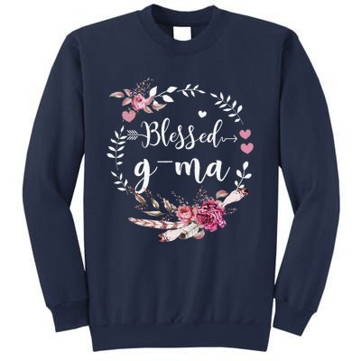 Blessed GMa Thanksgiving Floral Funny Gifts Sweatshirt