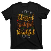 Blessed Grateful Thankful T-Shirt