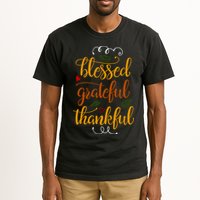 Blessed Grateful Thankful Tall T-Shirt
