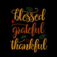 Blessed Grateful Thankful Mug