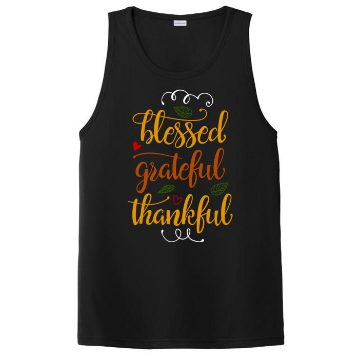 Blessed Grateful Thankful PosiCharge Competitor Tank