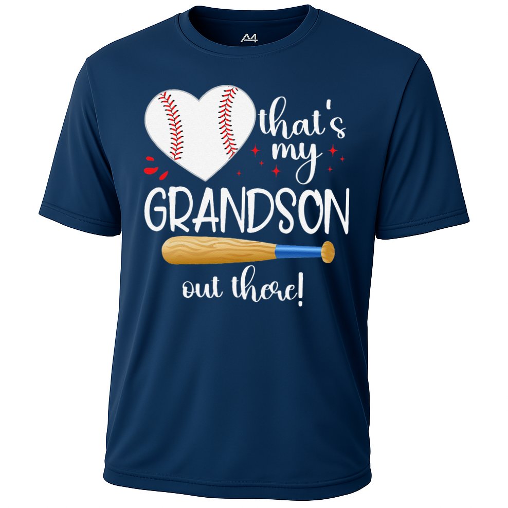Baseball Grandma Thats My Grandson Out There Gifts Cooling Performance Crew T-Shirt