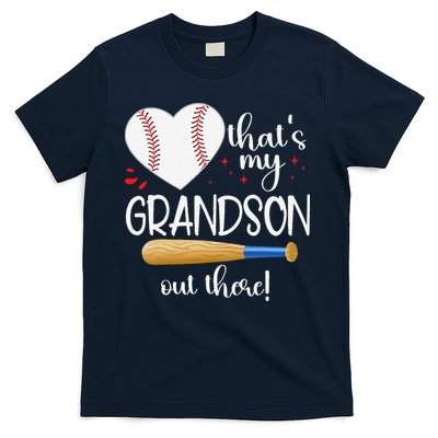 Baseball Grandma Thats My Grandson Out There Gifts T-Shirt