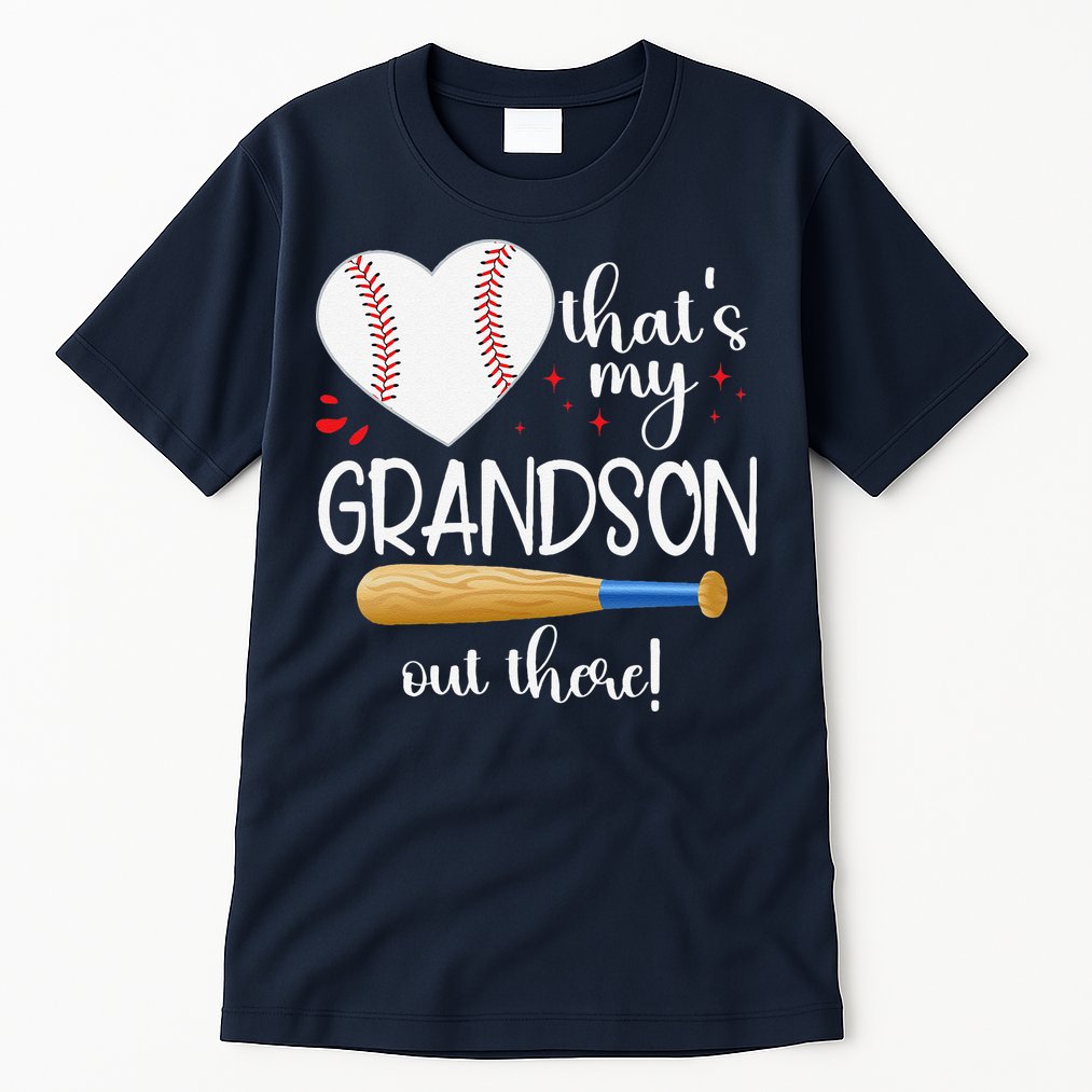 Baseball Grandma Thats My Grandson Out There Gifts Tall T-Shirt