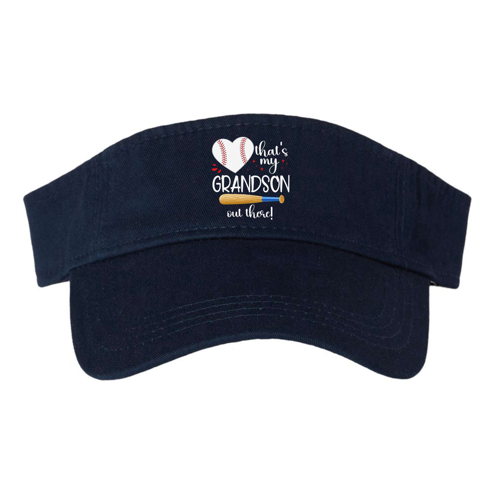 Baseball Grandma Thats My Grandson Out There Gifts Visor