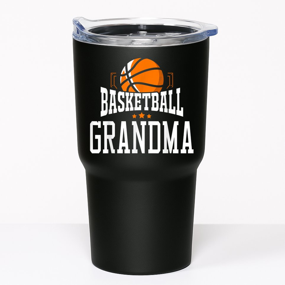 Basketball Grandma Team Sports Fan Tumbler