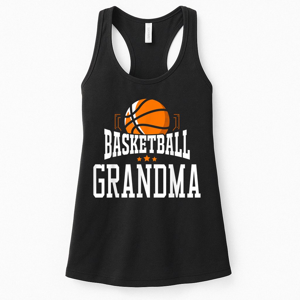 Basketball Grandma Team Sports Fan Womens Tank Top