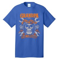 Biker Grandpa The Myth Legend Grunge Motorcycle Meaningful Gift Tall T-Shirt