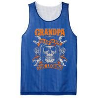 Biker Grandpa The Myth Legend Grunge Motorcycle Meaningful Gift Mesh Reversible Basketball Jersey Tank