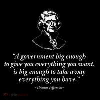 Big Government Thomas Jefferson Quote Tall T-Shirt
