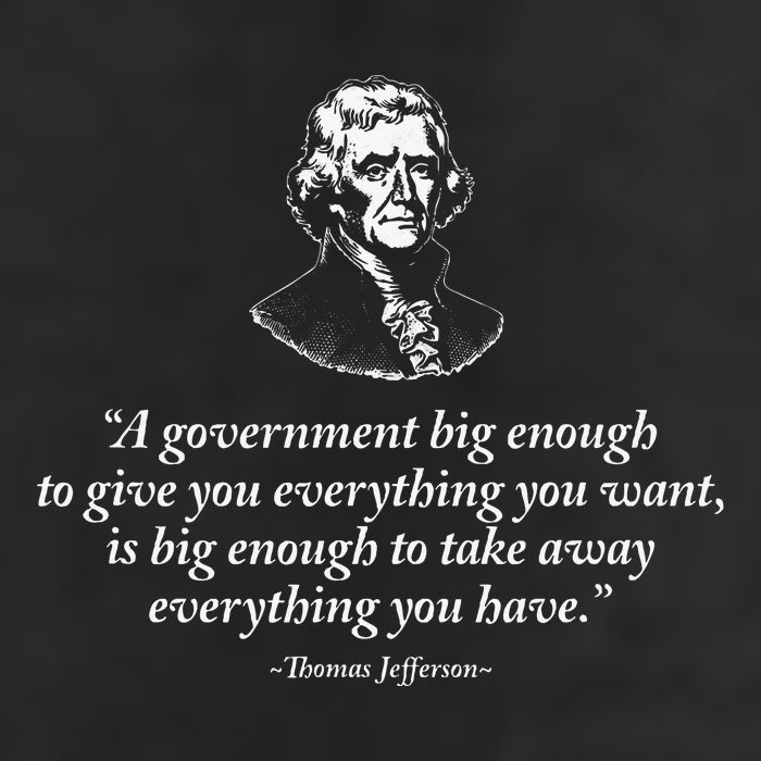 Big Government Thomas Jefferson Quote 11oz C Handle Ceramic Mug