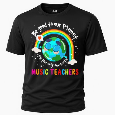 Be Good To Our Planet With Music Earth Day Cooling Performance Crew T-Shirt