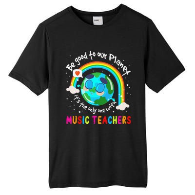 Be Good To Our Planet With Music Earth Day Tall Fusion ChromaSoft Performance T-Shirt