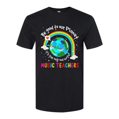 Be Good To Our Planet With Music Earth Day Softstyle CVC T-Shirt