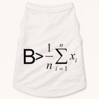 Be Greater Than Average Math Joke Funny Math Teacher Doggie Tank