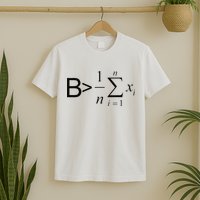 Be Greater Than Average Math Joke Funny Math Teacher T-Shirt