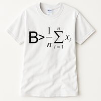 Be Greater Than Average Math Joke Funny Math Teacher Tall T-Shirt