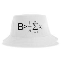 Be Greater Than Average Math Joke Funny Math Teacher Sustainable Bucket Hat