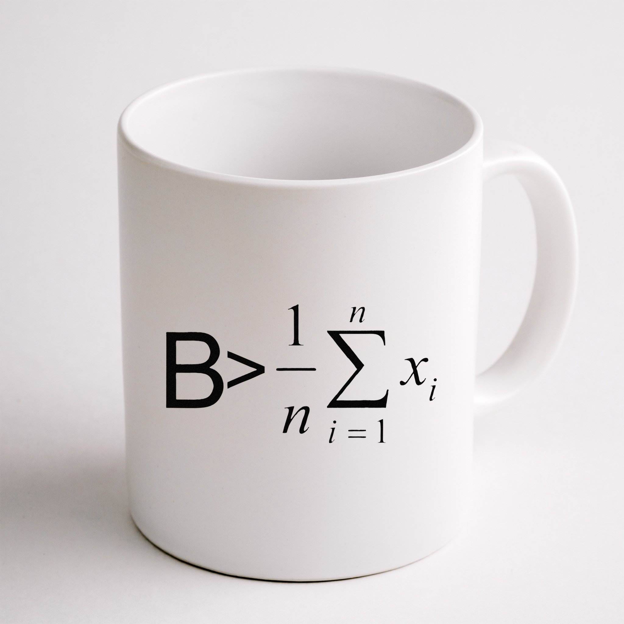 Be Greater Than Average Math Joke Funny Math Teacher Mug