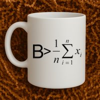 Be Greater Than Average Math Joke Funny Math Teacher Mug