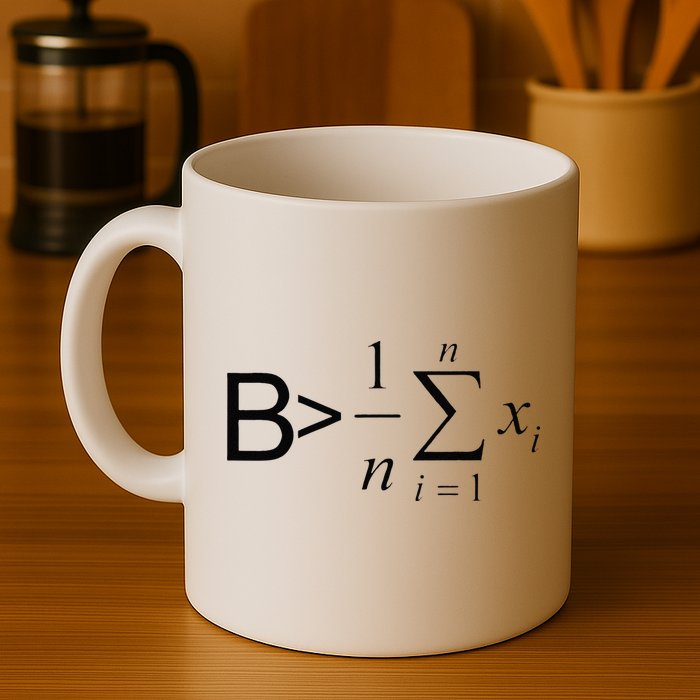 Be Greater Than Average Math Joke Funny Math Teacher Mug