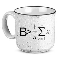 Be Greater Than Average Math Joke Funny Math Teacher 15oz Campfire Ceramic Mug