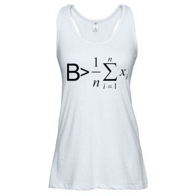 Be Greater Than Average Math Joke Funny Math Teacher Ladies Essential Flowy Tank