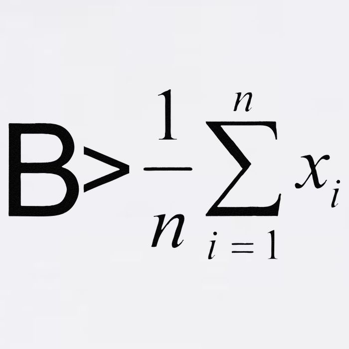 Be Greater Than Average Math Joke Funny Math Teacher Mousepad