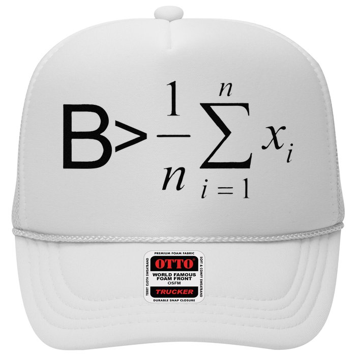 Be Greater Than Average Math Joke Funny Math Teacher Hat