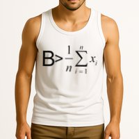 Be Greater Than Average Math Joke Funny Math Teacher Tank Top