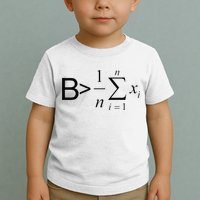 Be Greater Than Average Math Joke Funny Math Teacher Toddler T-Shirt