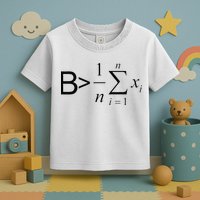 Be Greater Than Average Math Joke Funny Math Teacher Toddler T-Shirt