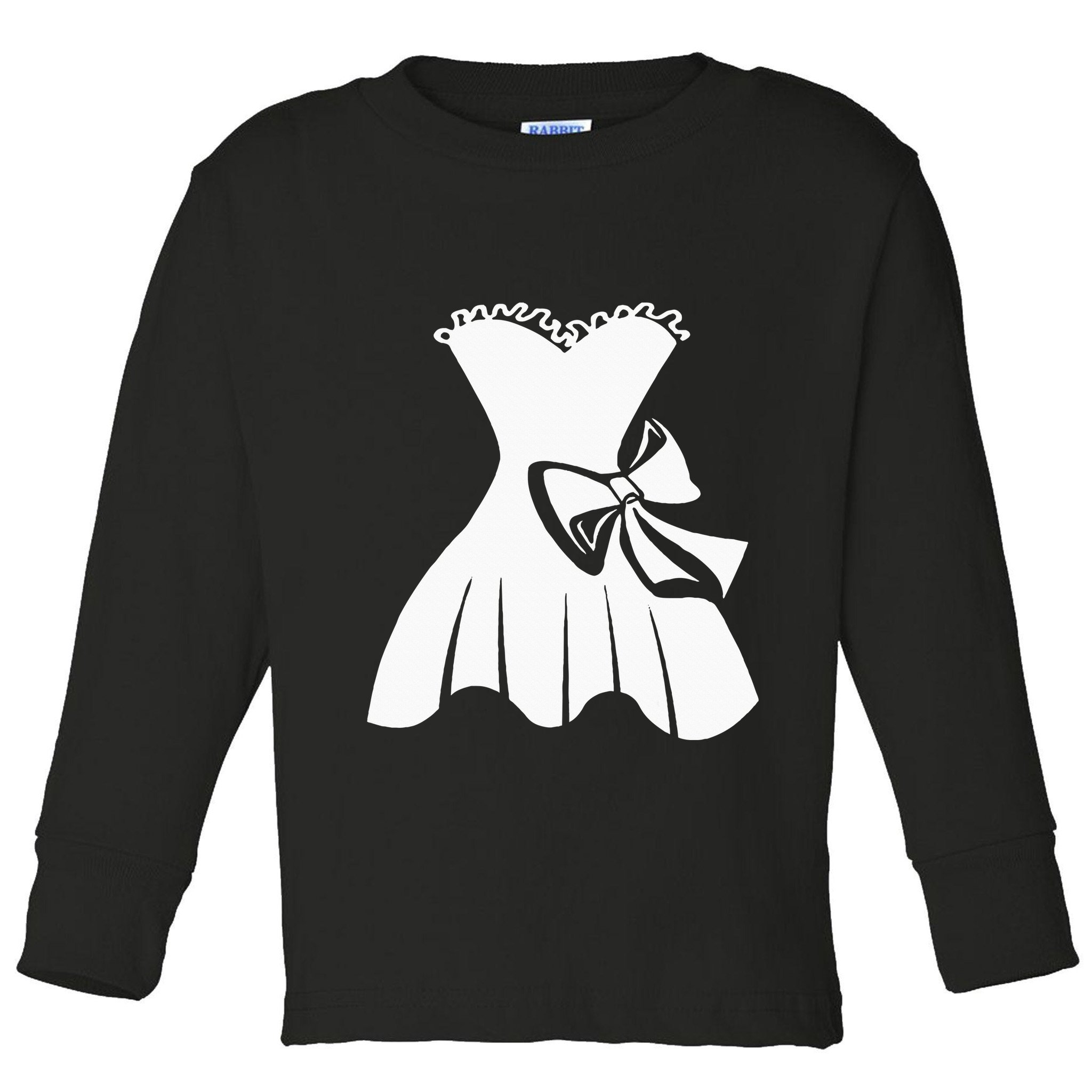Beautiful Graduation This Is My Prom Dress Party Toddler Long Sleeve Shirt