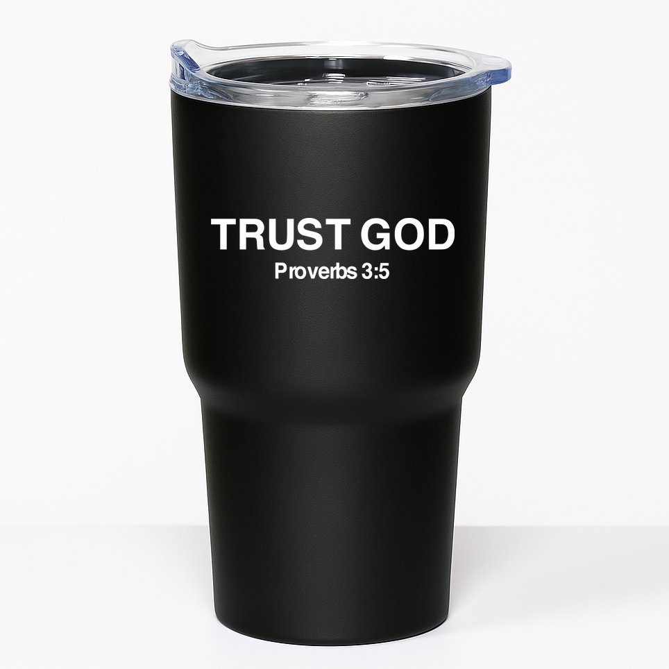 Bryson Gray Trust God Proverbs Tumbler