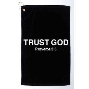 Bryson Gray Trust God Proverbs Platinum Collection Golf Towel