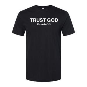 Bryson Gray Trust God Proverbs Softstyle CVC T-Shirt