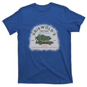 Bleached Griswold's Tree Farm Funny Xmas Family Christmas Meaningful Gift T-Shirt