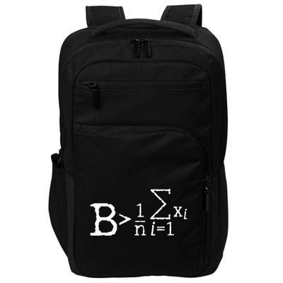 Be Greater Than Average Math Nerd Formula Math Gift Impact Tech Backpack