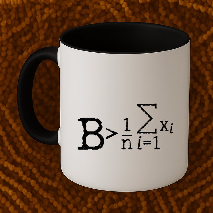 Be Greater Than Average Math Nerd Formula Math Gift Coffee Mug