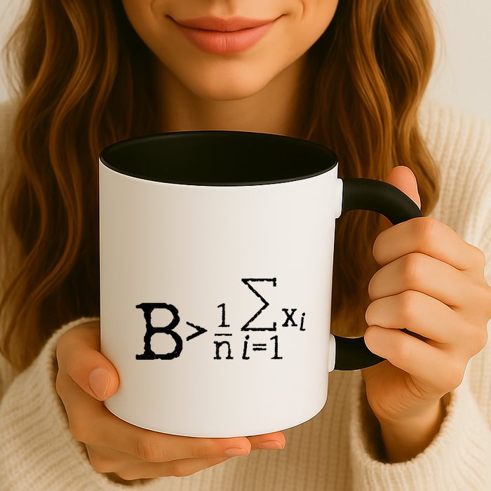 Be Greater Than Average Math Nerd Formula Math Gift Coffee Mug