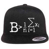Be Greater Than Average Math Nerd Formula Math Gift Flat Bill Trucker Hat