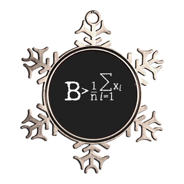 Be Greater Than Average Math Nerd Formula Math Gift Metallic Star Ornament