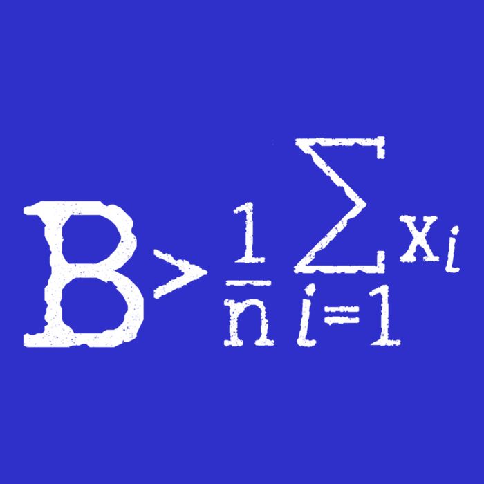 Be Greater Than Average Math Nerd Formula Math Gift T-Shirt