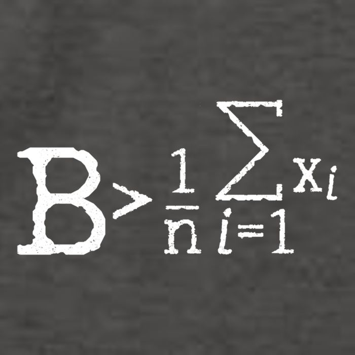 Be Greater Than Average Math Nerd Formula Math Gift Vector Backpack