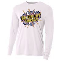 Be Great Today Cowboys Gift Cooling Performance Long Sleeve Crew