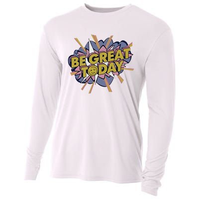 Be Great Today Cowboys Gift Cooling Performance Long Sleeve Crew