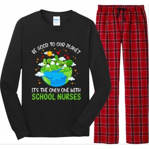 Be Good To Our Planet With School Nurses Earth Day Long Sleeve Pajama Set